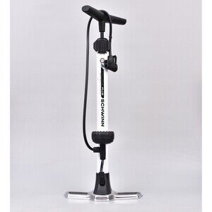 Schwinn Cyclone Plus Bike Pump White Presta Schrader valve